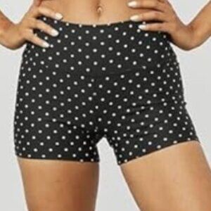 Alo Yoga Women's Airlift High Waist Polka Dot Yoga Shorts Size S